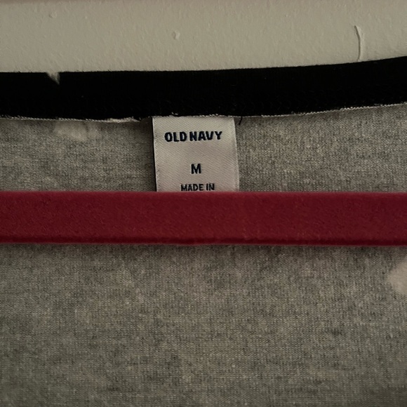 Old Navy Black and White Floral Swing Dress - Picture 4 of 5